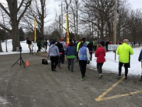2017 Groundhog Gallop in Jackson Michigan.  2017 Groundhog Gallop in Jackson Michigan
